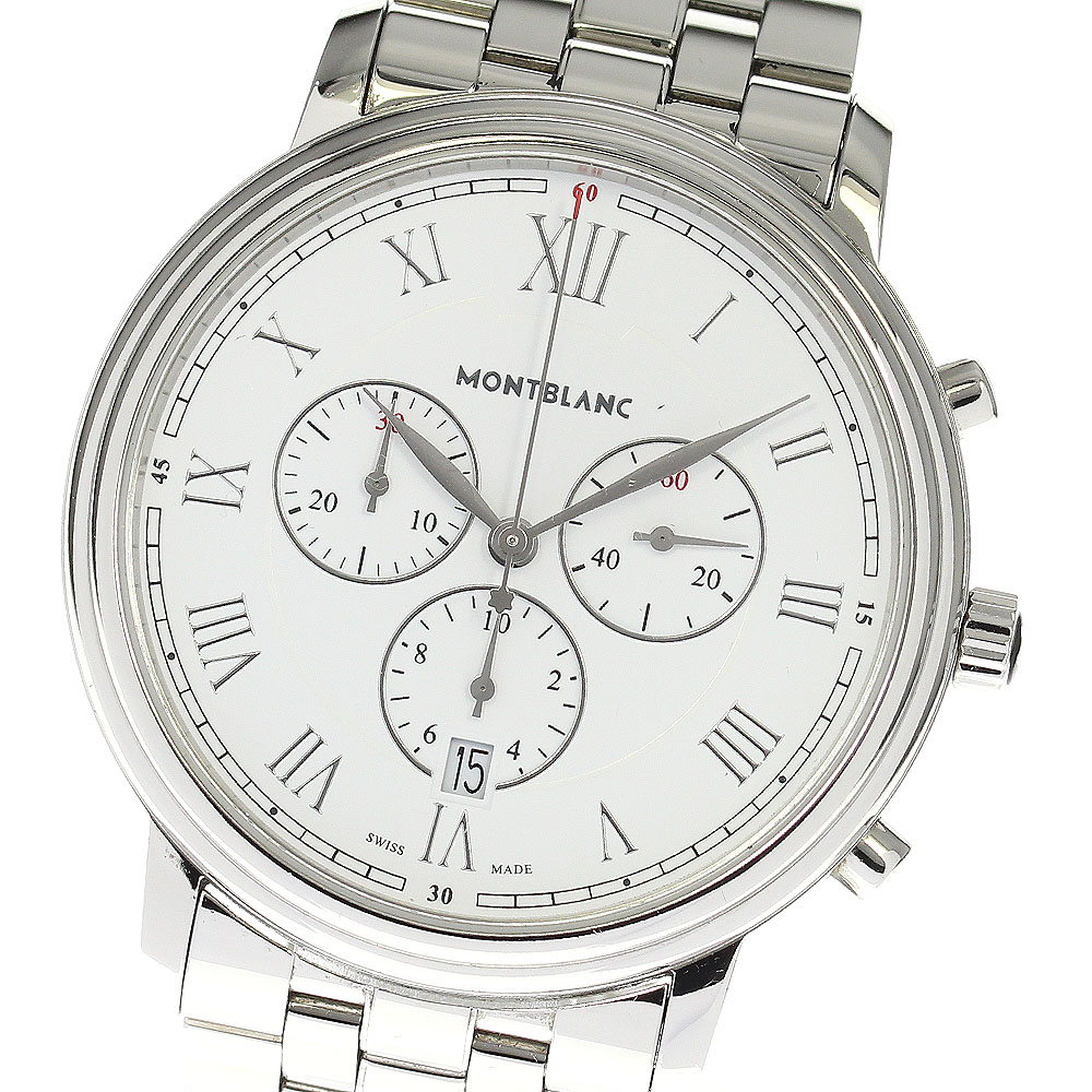 モンブラン MONTBLANC 114340 トラディション デイト クォーツ メンズ 良品 箱付き_803730【中古】 79,750円