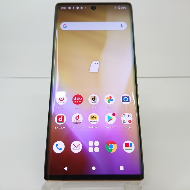 arrows NX9 F-52A docomo ゴールド 送料無料 本体 c02219 【中古】