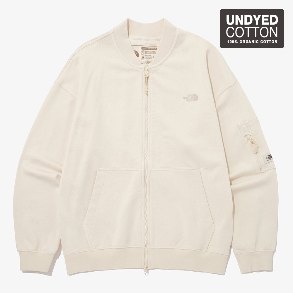 UNDYED BOMBER ZIP UP 新商品 韓国人気 男女共用 肝節期 韓国ファッション ストリートファッション 女性服