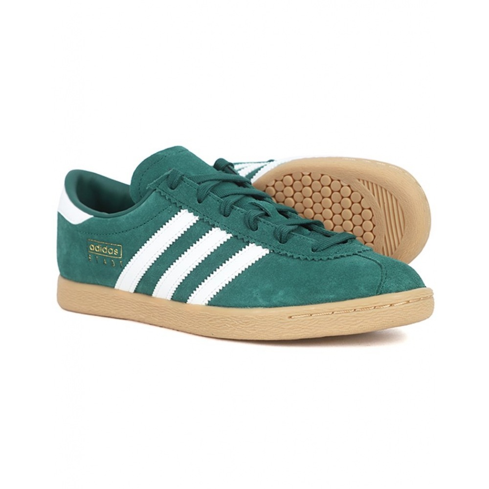 アディダス Stadt スニーカーカレッジグリーンホワイト