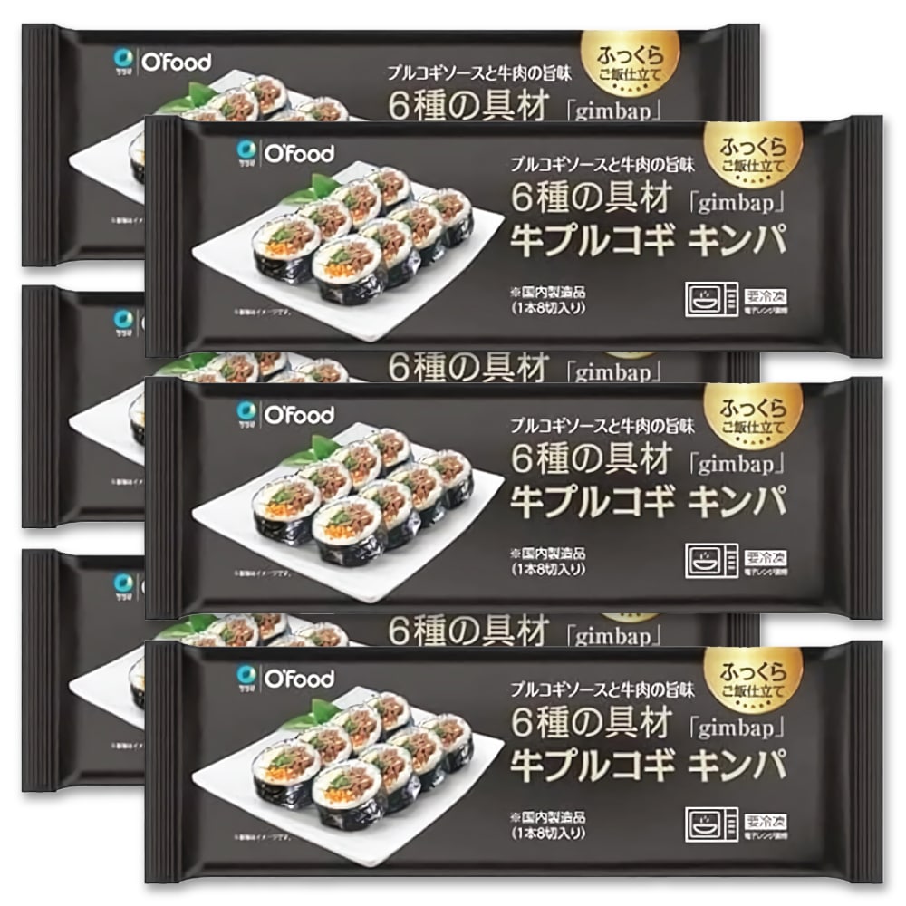 【冷凍 】 ofoods キンパ 牛プルコギ 6個セット