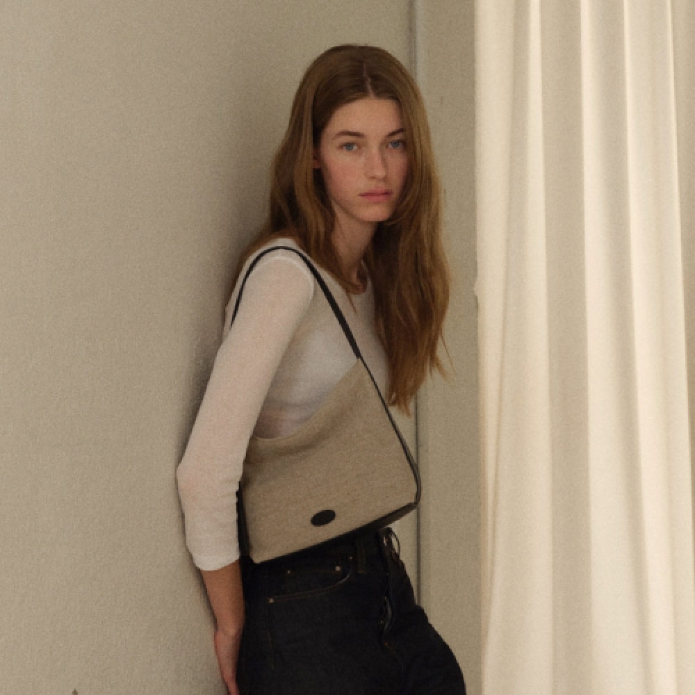 ROH ソウルミニパルピーホーボーバッグジュートブラック