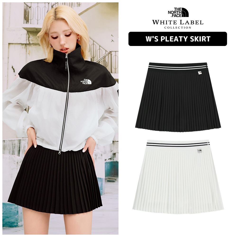 W S PLEATY SKIRT WHITE LABEL プリーツスカート ボトムス デーリー カジュアル シンプル コーデ レディース 女性 NK6NS31J NK6NS31K