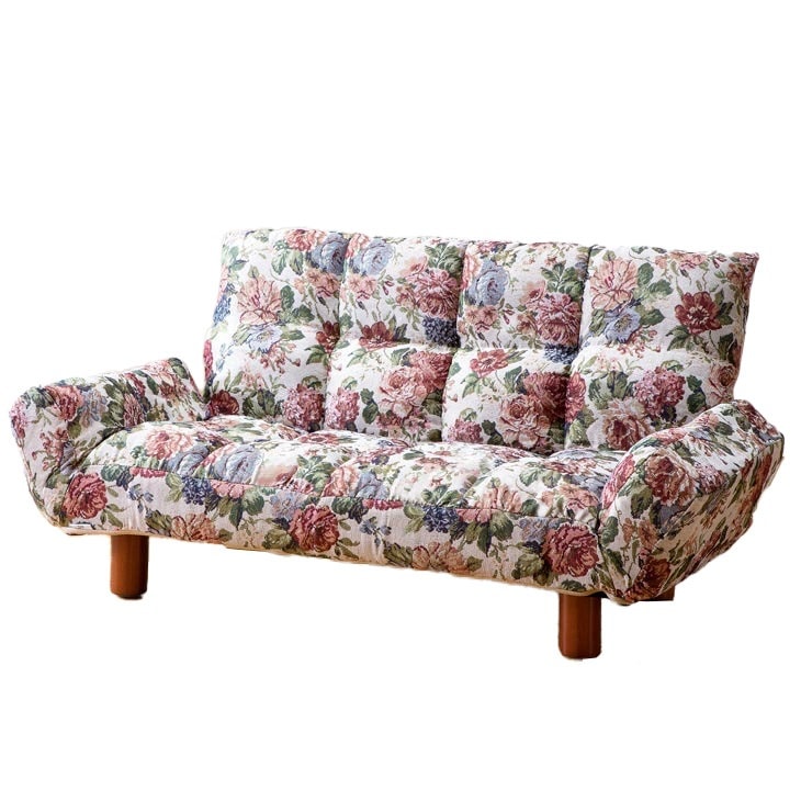 カウチソファ リクライニング ソファ 2人掛け 日本製ギア使用 脚付き 合成皮革 完成品