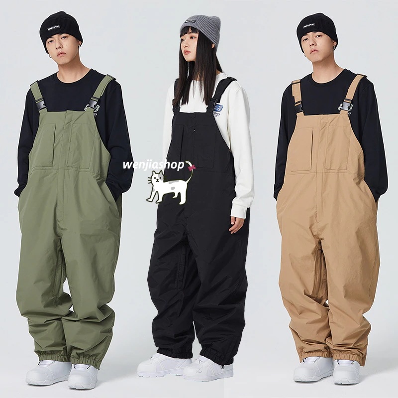 スノーボードウェア つなぎ 上下 メンズ レディース 男女兼用 2023 2024新作 3L オールインワン パンツ スノボウェア スノーウェア スキーウェア スノボーウェア 韓国風 防風 防水 防寒
