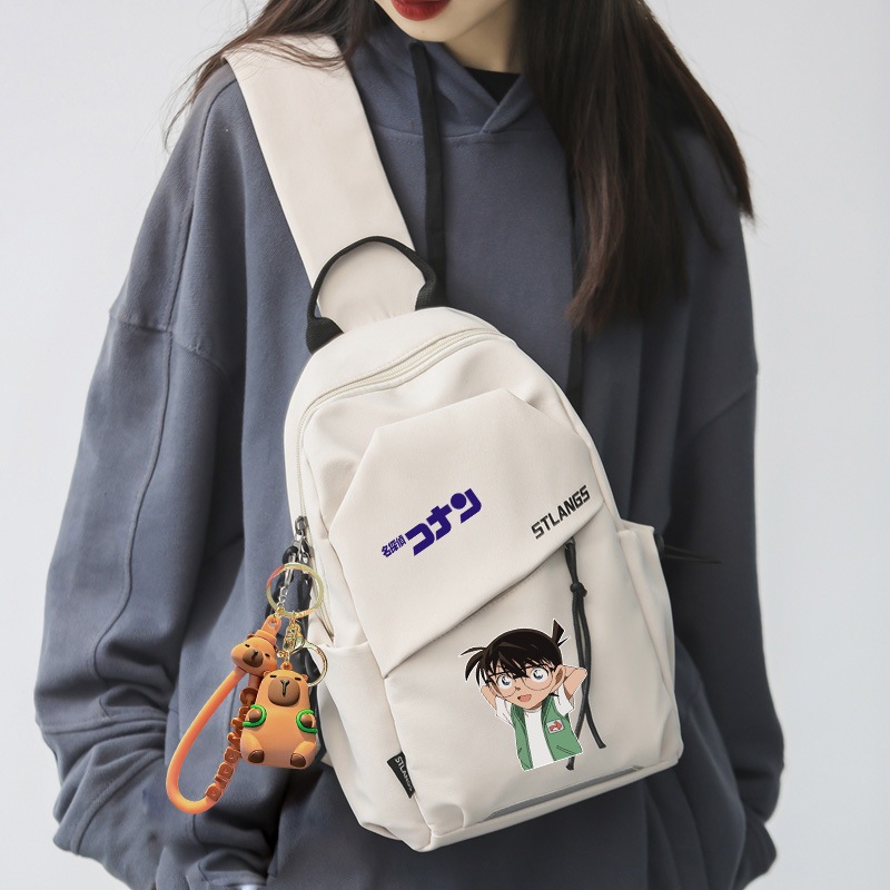 名探偵コナン連名小学生手提げショルダーバッグ男女大容量ショルダーバッグ