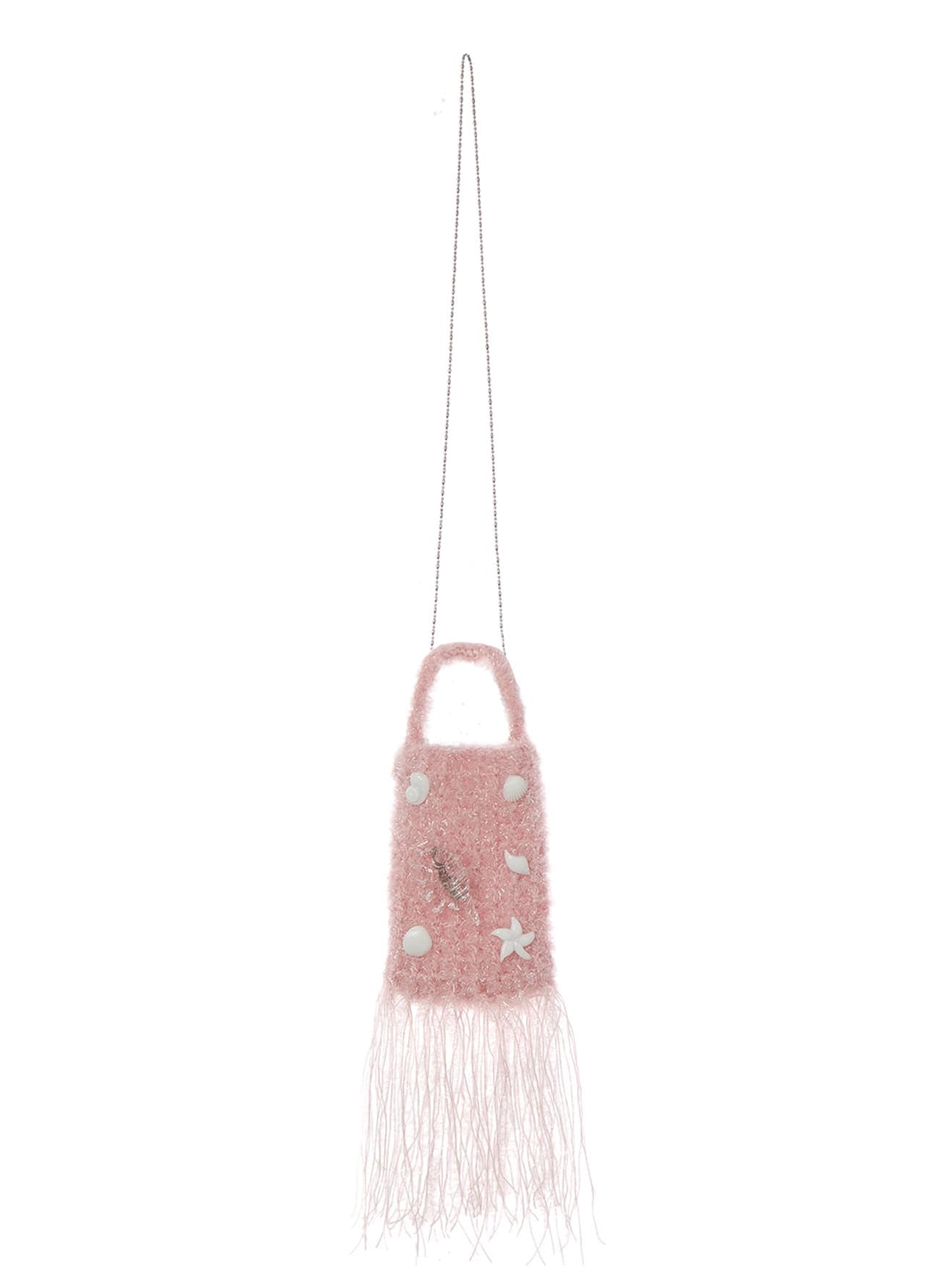 【THEOPENPRODUCT】 SEA COLLECTION KNITTED BAG : PINK
