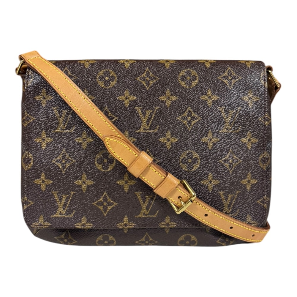 ルイヴィトン ミュゼットタンゴ モノグラム ショルダーバッグ モノグラムキャンバス M51257 ブラウン LOUIS VUITTON 中古