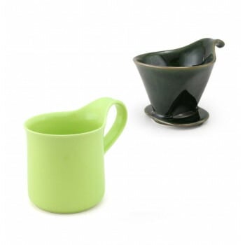 ZERO JAPAN（ゼロジャパン） ドリッパー＆カフェマグセット ドリッパートレイ付 DMZ-16 AGN/KW