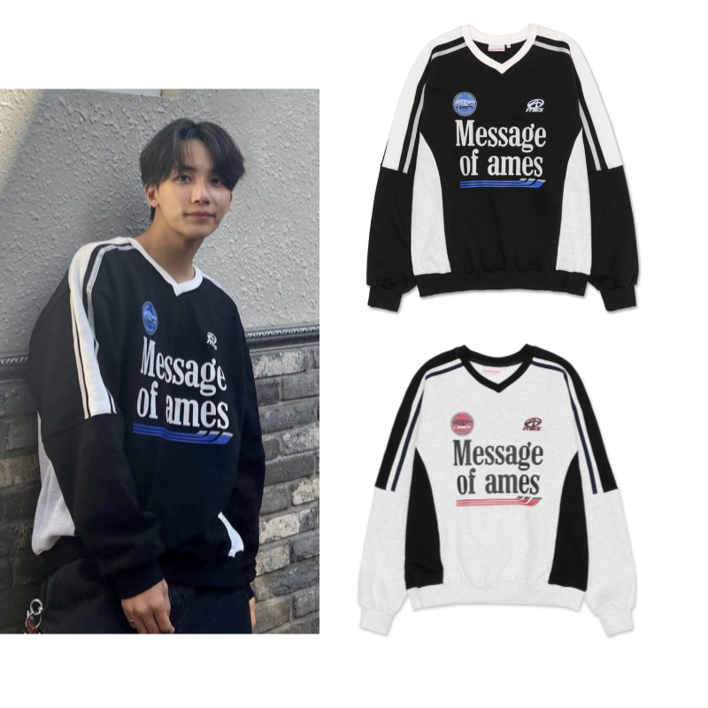 【SEVENTEENジョンハン着用】V NECK UNIFORM SWEATSHIRT