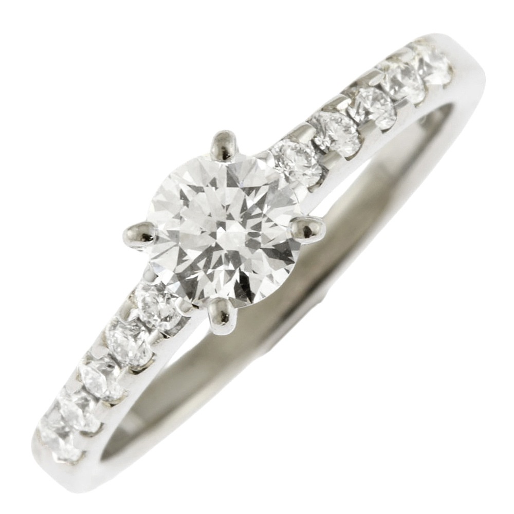 ミキモト リング 指輪 5号 Pt950プラチナ ダイヤモンド MIKIMOTO 中古 美品