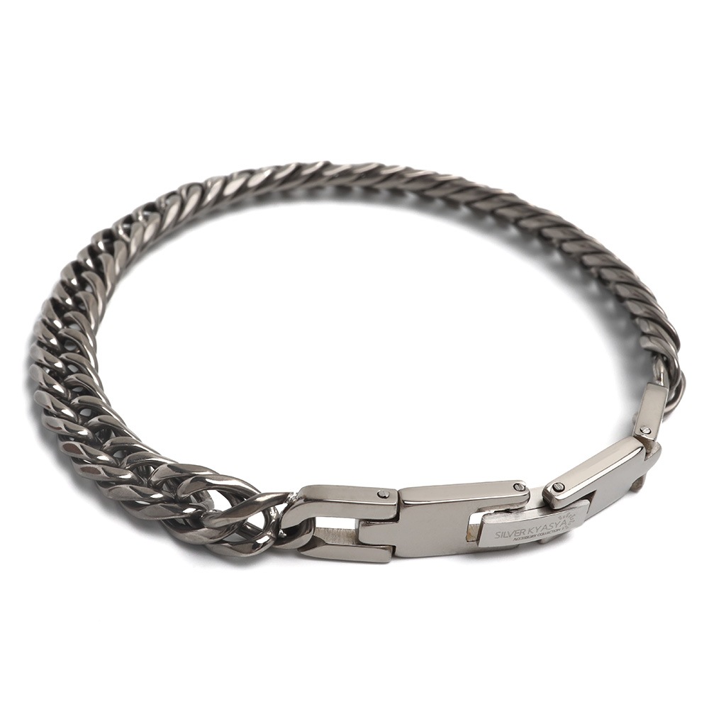 純チタン製 ダブル喜平ブレスレット [b906-7mm-s]