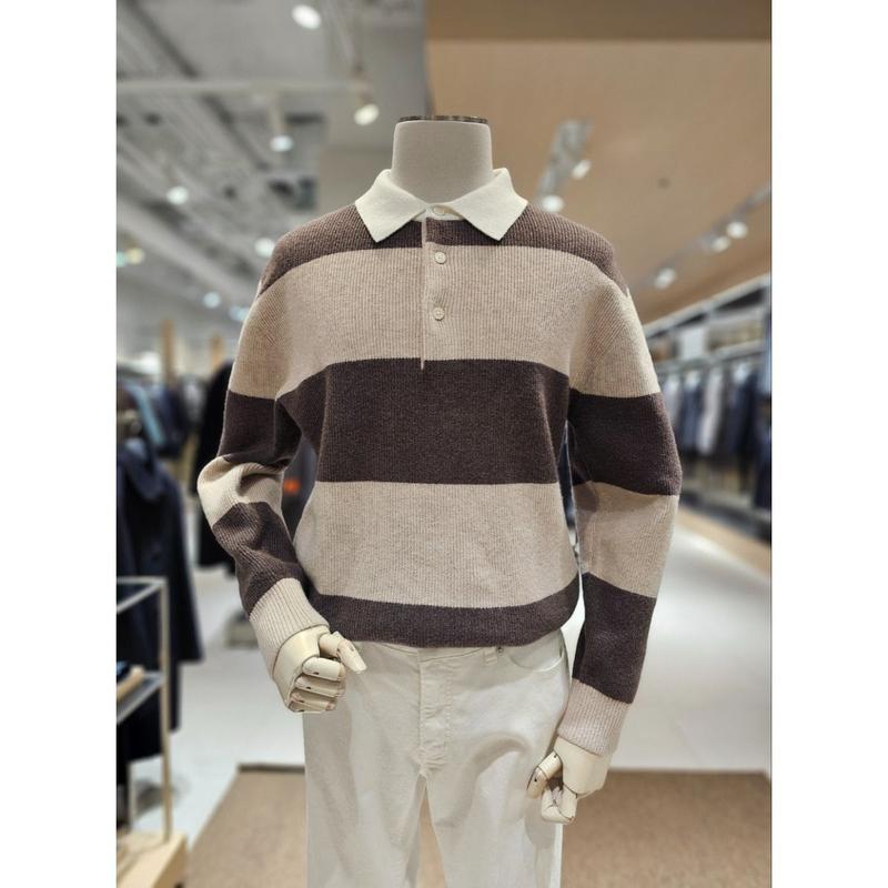 [坡州店] [AND Z()] 2つのカラー　段ボール襟セーター(BZF4ET1108)