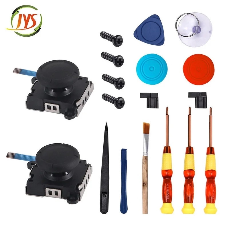 JoyConコントローラー 用の新しい3Dアナログジョイスティック スペアパーツ 交換用アクセサリ