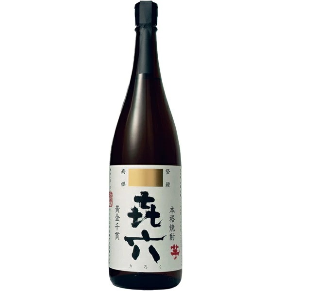 【送料無料】 黒木本店 喜六（きろく）黒麹仕込み 芋 25度 1.8L 1800ml×6本 15,600円