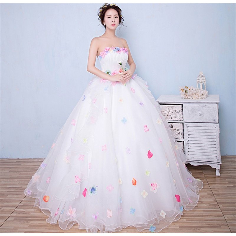 カラードレス ウェディングドレス 二次会 ロング 二次会ドレス パーティードレス ロングドレス 花嫁ドレス カラードレス 結婚式 ホワイト