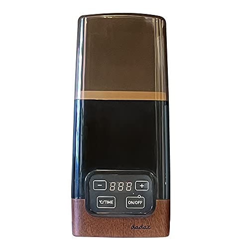 dadaz ヨーグルトメーカー 25～70℃温度調節 1～99時間タイマー設定 レシピ付き 1L ブラック