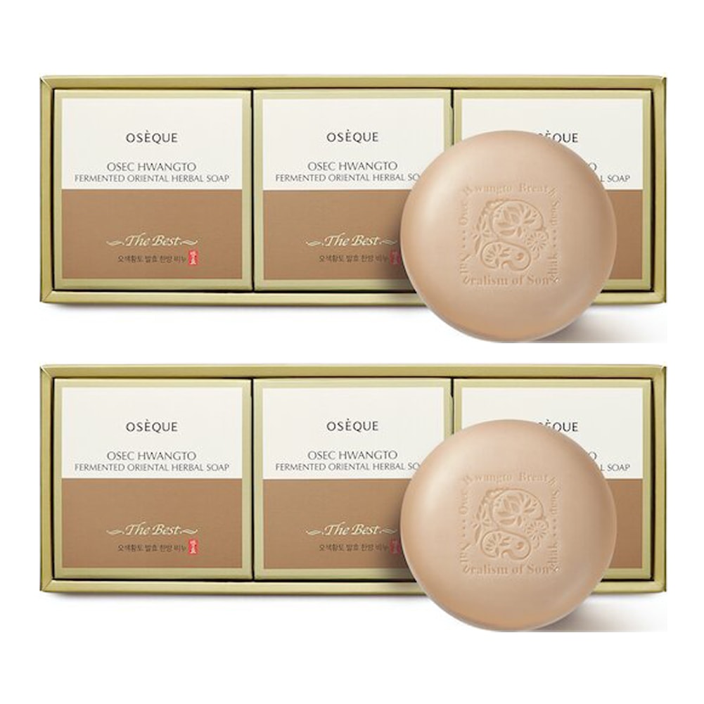 五色黄土 発酵 漢方石鹸 100g(3個入) X 2セット