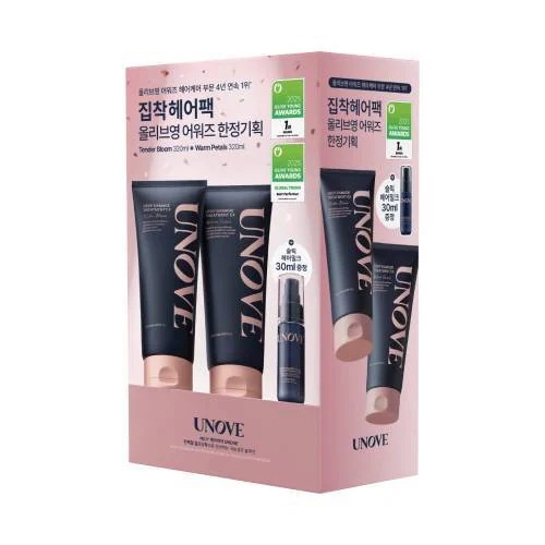 【2025 Olive Young Awards】 ディープダメージ ヘアトリートメント EX Tender Bloom 320ml + Warm Petals 320ml + Slick 30ml