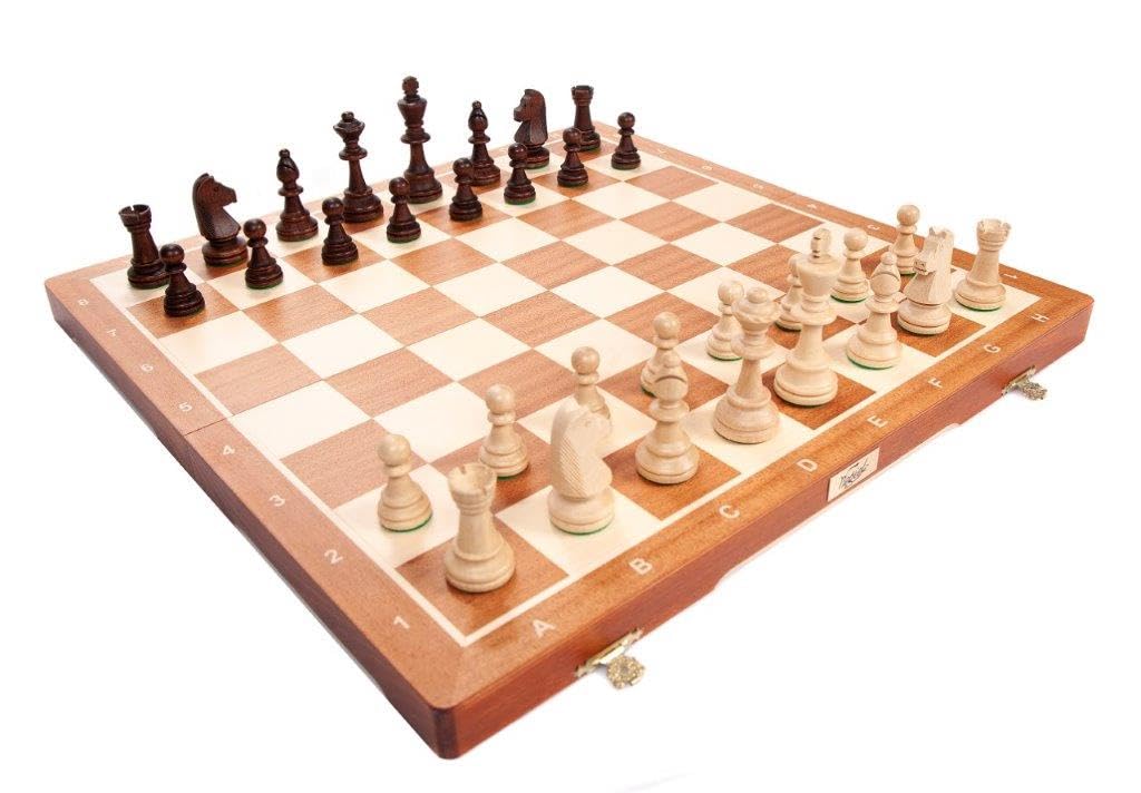 Wegiel 木製 チェスセット Chess Board Set TOURNAMENT No.6 EXCLUSIVE（トーナメント No.6 EXCLUSIVE）エクストラクイーン付属 Extra Q