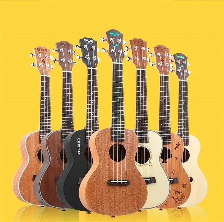 メガ割 超激安短納期超ウクレ初心学大女男23インイン子小型ギタ福福袋