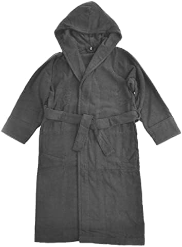 BT-AB フード付バスローブ ASH BLACK その他トップス ブラック ブランド