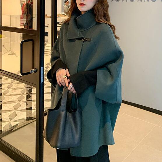 入荷 ラシャ ラシャコート 秋 冬 ロングコート コート レディース ロング丈 チェスター 無地 長袖 アウター チュニック ハイネック 大きいサイズ カジュアル オシャレ