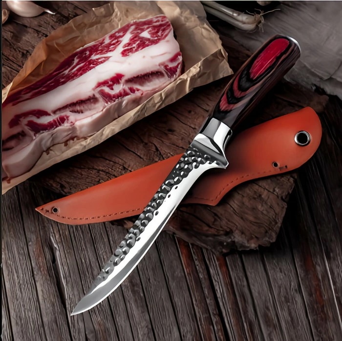 【ミートナイフ】 中華包丁 中国 包丁 菜刀 大きい 本場 刀工 中華料理 中国料理 家庭用 家庭 家 キャンプ ナイフ 肉 魚 野菜 フルーツ 骨 細工 豚骨 砕き 叩き 屋台 料理人 硬い