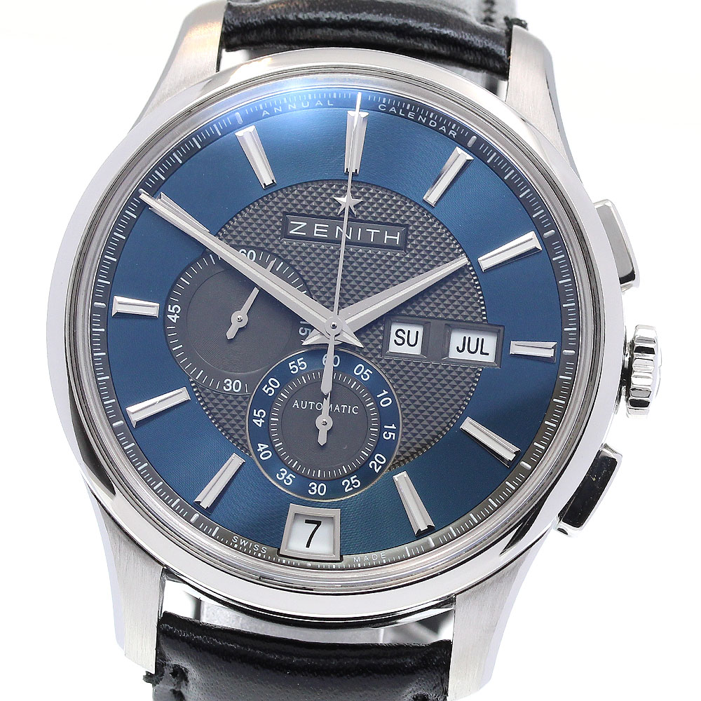 ゼニス ZENITH 03.2070.4054 キャプテン エルプリメロ ウィンザー クロノグラフ 自動巻き メンズ 良品 _832056【中古】