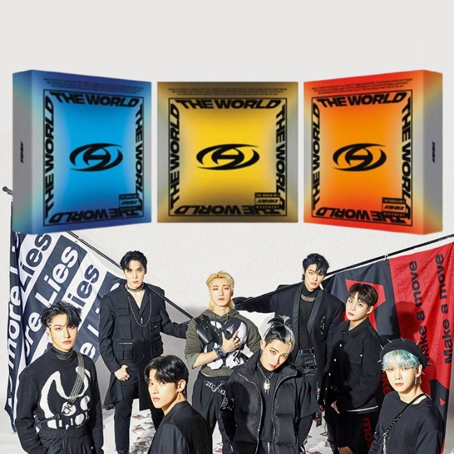 [未開封新品] [3種セット]エイティズアルバムムーブメントTHE WORLD EP.1 MOVEMENTゲリラATEEZ