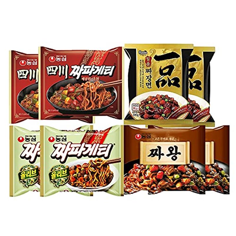 韓国ジャジャンラーメン味比べセット 8個セット 驚きの値段 4種類 専門店