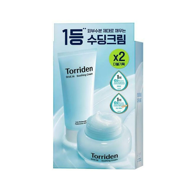 [1+1]ダイブイン低分子ヒアルロン酸 スージングクリーム 100ml + 100ml