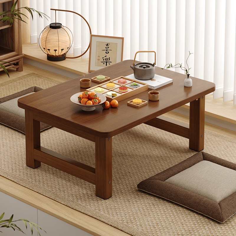 日式飘窗小桌子折叠卧室家用炕桌榻榻米茶桌阳台宿舍学习矮桌