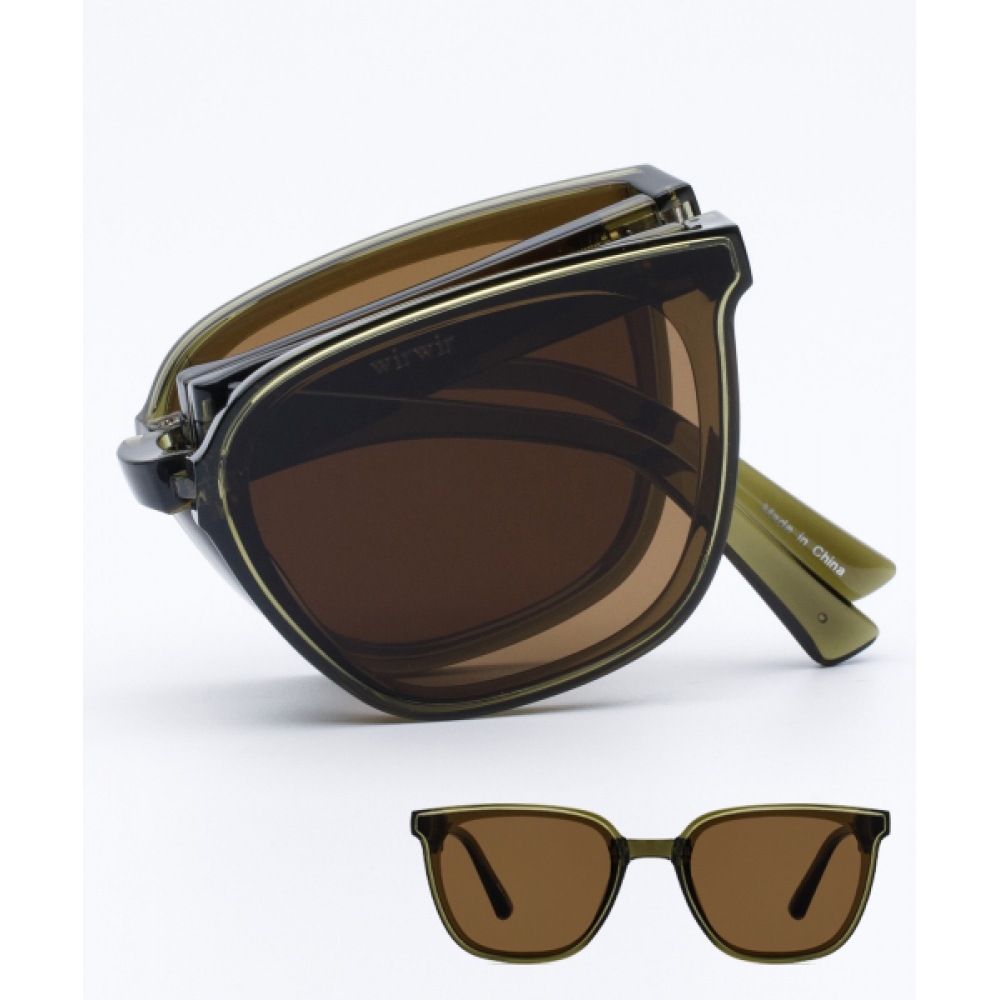 リクロー RC ワイヤーワイヤーサングラスカーキ