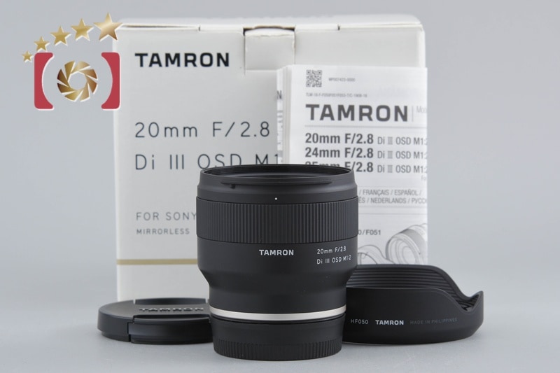 F050 20mm f/2.8 Di III OSD M1:2 ソニーEマウント用 元箱付き
