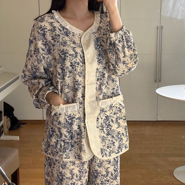 フロレッタホームウェアの季節の女性パジャマセット