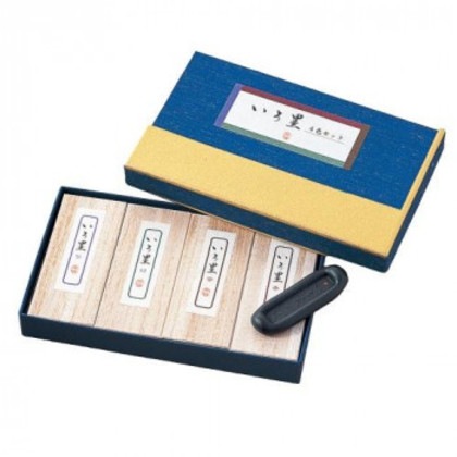 呉竹 いろ墨 4色セット AU110-901