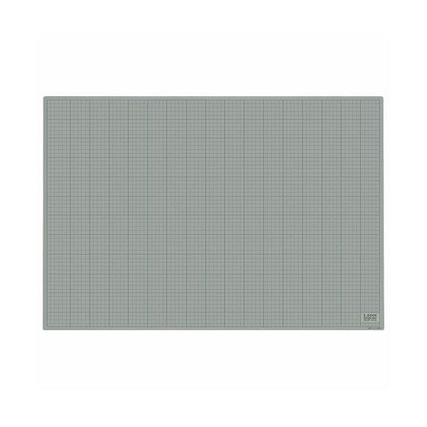 ライオン事務器 カッティングマット再生PVC製 両面使用 900×620×3mm 灰／黒 CM-9012 1枚 8,751円