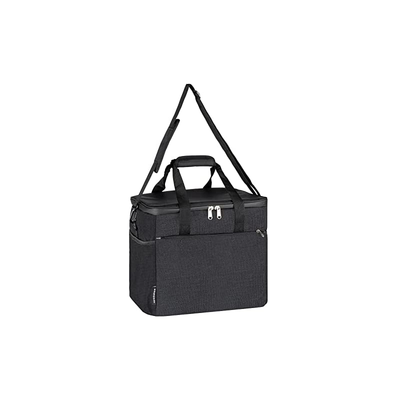 Solotour クーラーボックス 保冷バッグソフトクーラー 【底板/サイドパネル/止水ファスナー】 アウトドア キャンプ お買い物 (30L)