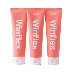 Winflex Pink プレミアム歯磨き粉 180g × 3本セット プレミアム薬局グレードで息を爽やかにし虫歯予防と歯茎ケアをサポート