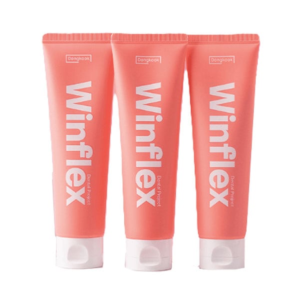 Winflex Pink プレミアム歯磨き粉 180g × 3本セット プレミアム薬局グレードで息を爽やかにし虫歯予防と歯茎ケアをサポート