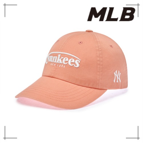 MLB公式 キャップ Jelly Unstruck Ball Cap NY (L.Orange)
