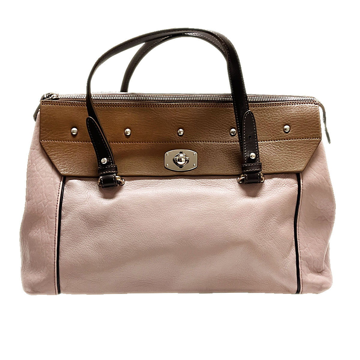 【アウトレット】【難あり】バッグ ハンドバッグ トートバッグ ショルダーバッグ 673918 STGERMAN COSMOPOLITAN ROSE+TAUPE ピンク系+ブラウン系