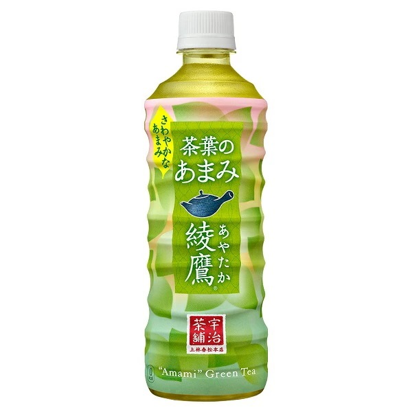 綾鷹 茶葉のあまみ 525ml PET ペットボトル 4ケース 24本 合計 96本