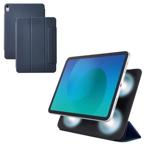 エレコム TB-A25MWVPF2NV iPad Air ケース 11インチ ( M3／M2 )／10.9インチ 第5・第4世代 マグネット着脱フラップ ネイビー 5,620円