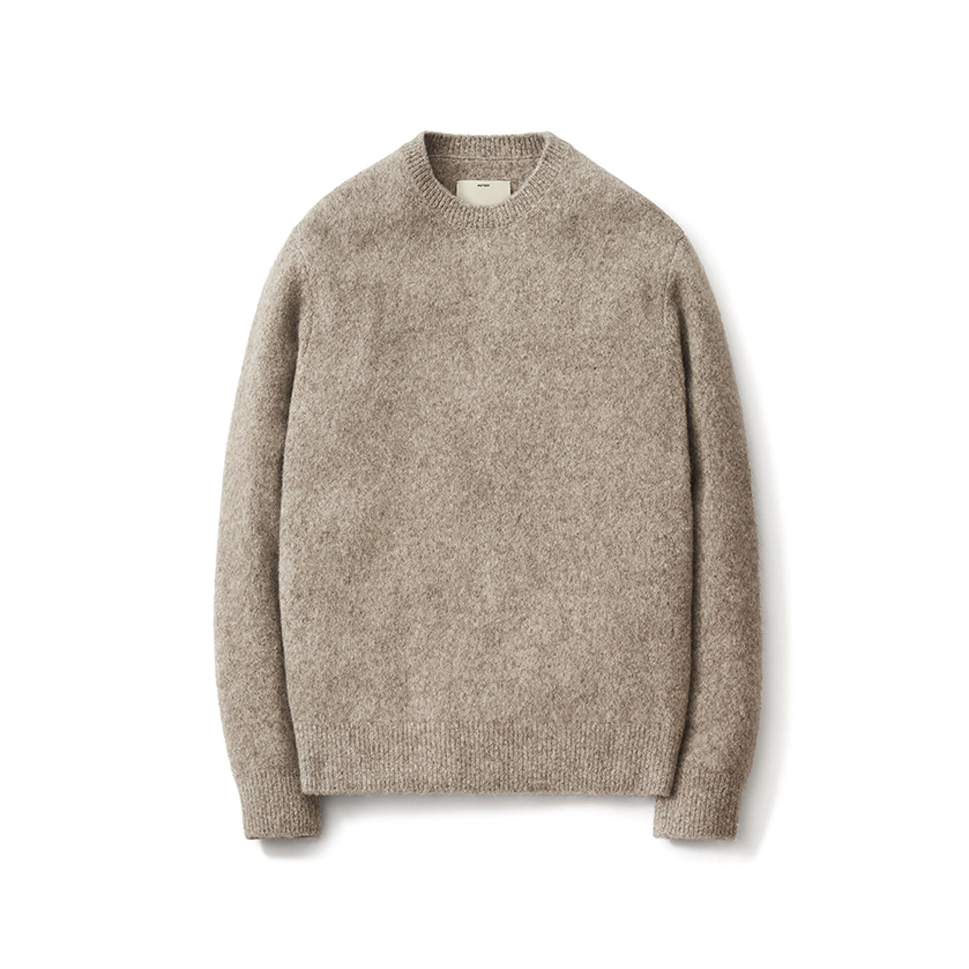 【POTTERY】 COMFORT CREWNECK KNIT (Bold) : WARM BEIGE