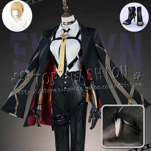 2026人気販売!ゼンレスゾーンゼロ Zenless Zone Zero 風 イヴリン・シェヴァリエ Evelyn コスプレ衣装 ウィッグ cosplay コスチューム ハロウィン クリスマス