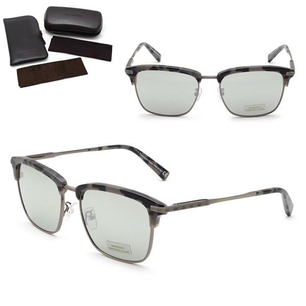 ゼニア サングラス ZEGNA EZ0092-D/S 55C 55 Ermenegildo Zegna ノーズパッド UVカット グレーハバナ ガンメタル ライトグレー
