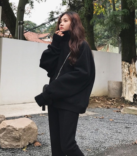 トップス デート モテアイテム プルオーバー トレーナー レイヤード 長袖 綿 コットン 可愛い きれいめ 上品 おしゃれ かっこいい 可愛い ラブリー キュート ガーリー クール モード系