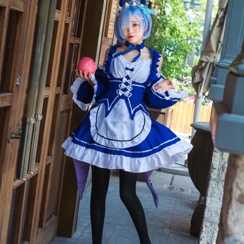 ゼロから始める异世界生活悪魔ライムラムコスプレメイド服ハロウィン